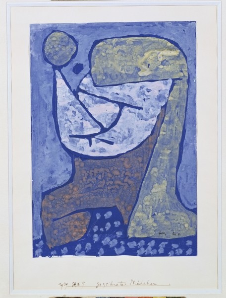 Gezcidinetes Madchen, 1939 (gouache on paper)  from 