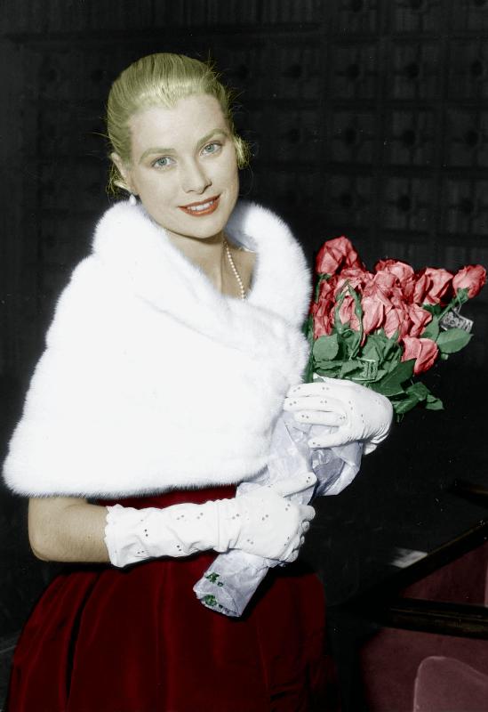Grace Kelly at Cannes film festival from 