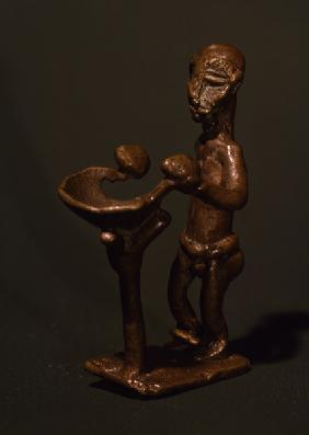 Gewicht, Baule, Elfenbeinkueste / Bronze