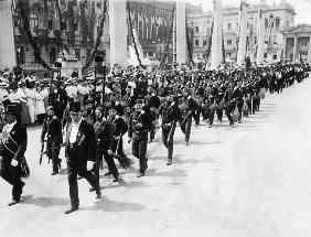 Chimney sweep procession / Berlin / 1913