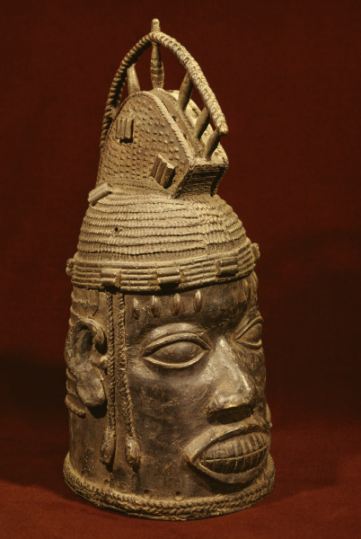 Kopf, Benin, Nigeria / Bronze from 