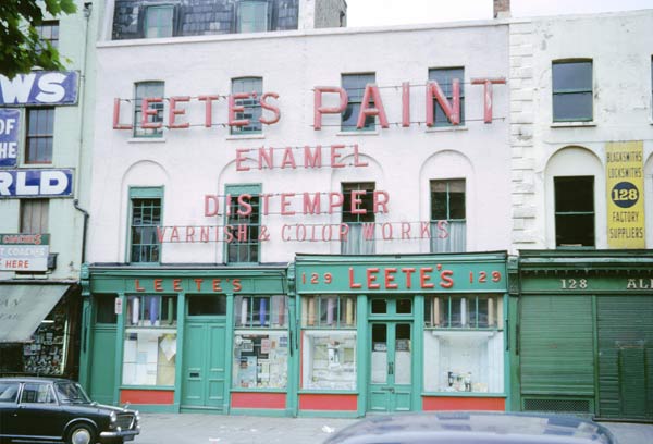Leete''s Paint Works, Southwark, 1966 (colour photo)  from 