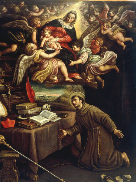 L.Bassano/Madonna Appears to Bonaventura from 