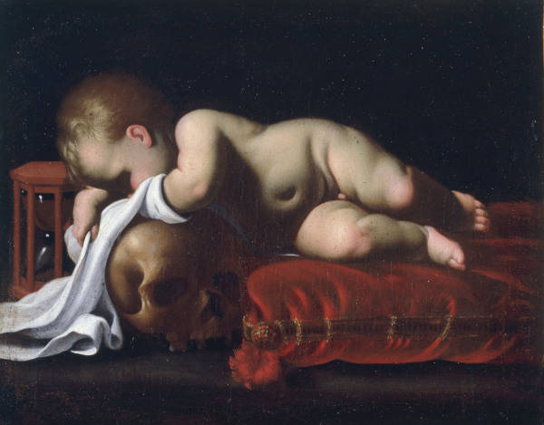 L.Gramiccia? / Sleeping Putto / Paint. from 