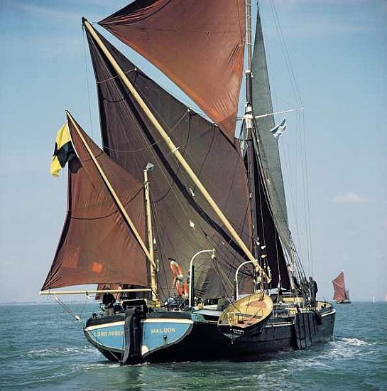 Lord Roberts boat during the Thames Barge Race from 