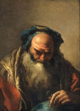 L.Tiepolo / Head of Old Man / Paint./C18