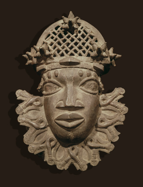Mask Pendant, Benin, Nigeria / Bronze from 
