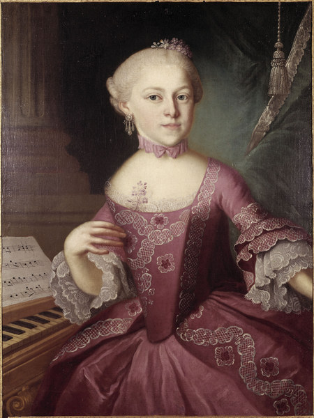 Mozart,Maria Anna (Nannerl) from 
