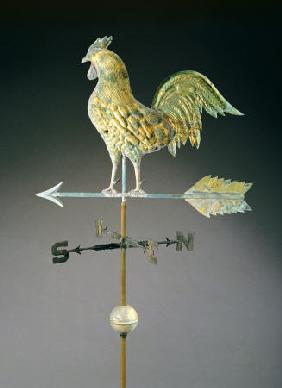Molded And Gilt Copper Weathervane