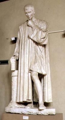 Machiavelli, sculpture by Lorenzo Bartolini (1777-1850) (plaster) from 