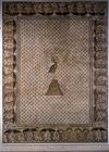 Mosaic pavement depicting a phoenix on a bed of rose-buds, from the courtyard of a villa at Daphne,