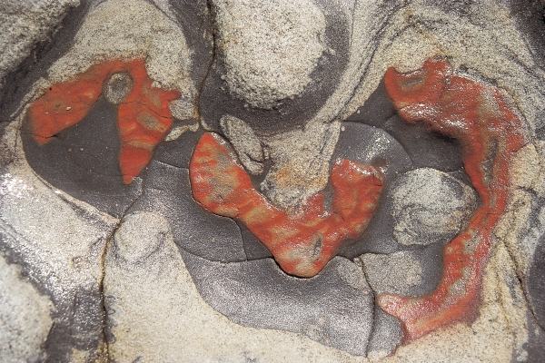 Naturally colored embossed rock (photo)  from 