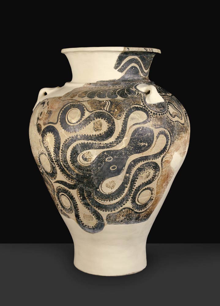 Pithos with octopus design, from Knossos - as art print or hand