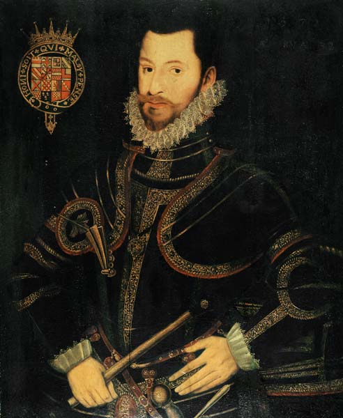 Portrait Of Robert Devereux (1566-1601), 2nd Earl Of Essex, Aged Thirty-Two, Half Length In Armour H from 