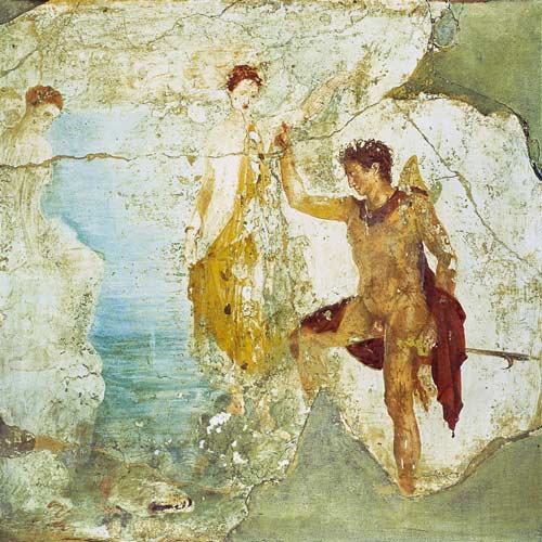 Perseus freeing Andromeda, from the House of the Five Skeletons, Pompeii from 