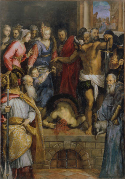 Palma il Giov. / Beheading John Baptist from 