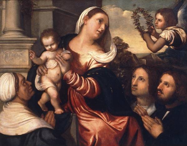 Palma Vecchio / Mary & Child / Ptg./ C16 from 