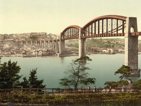Plymouth, Saltash Bridge from 
