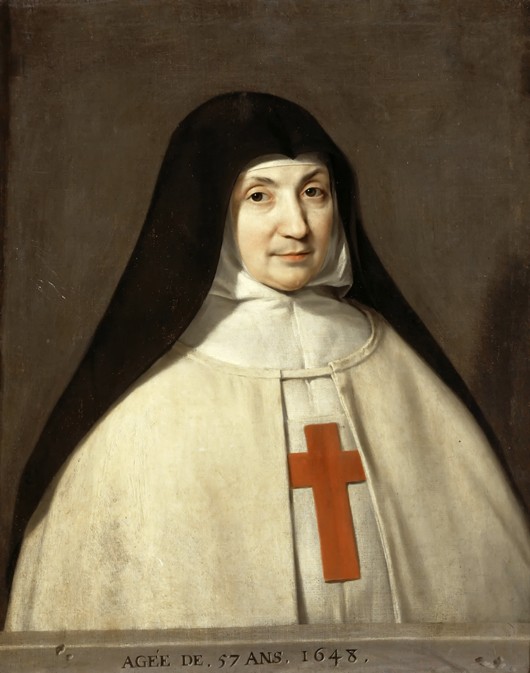 Portrait of Angélique Arnauld (1591-1661), Abbess of the Abbey of Port-Royal from 