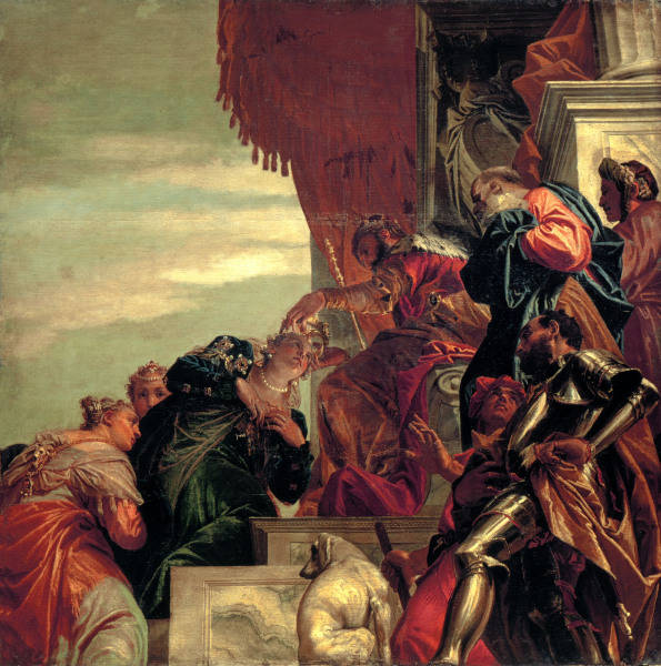 Coronation of Esther / Veronese / c.1555 from 