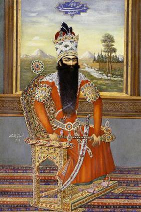 Portrait Of Sultan Fath Ali Shah Qajar