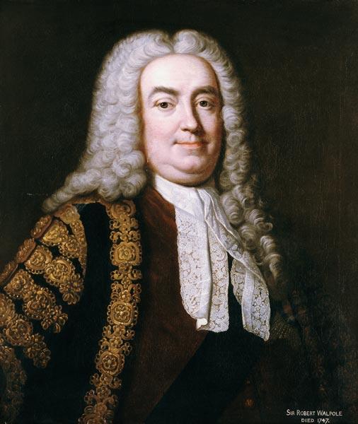 Portrait Of Sir Robert Walpole, 1st Earl Of Orford (1676-1745)