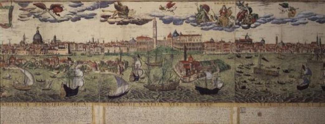 Plan of the City of Venice, 1680 (right side detail) from 