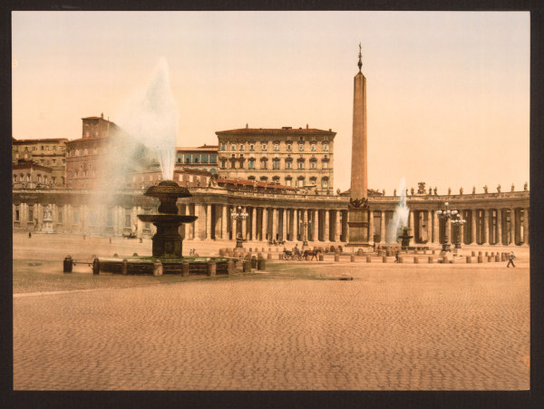 Italy, Rome, St.Peters Square from 