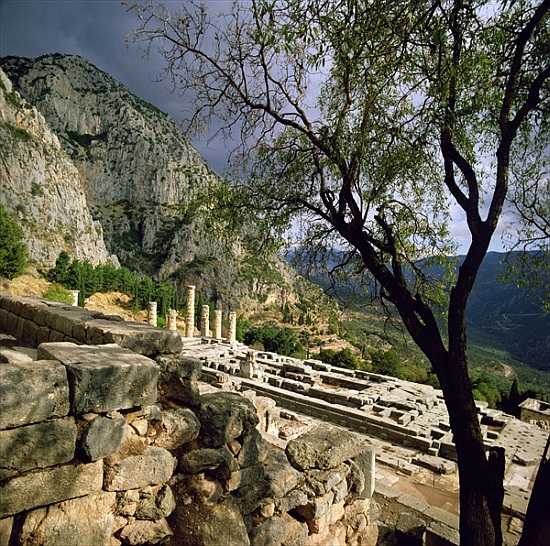 Ruins of the Temple of Apollo from 