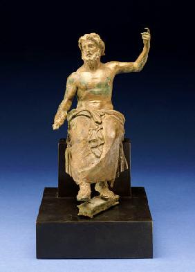 Roman Bronze Figure Of Zeus