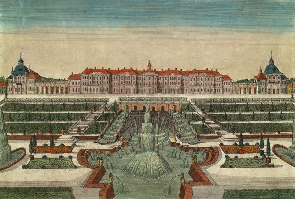 Peterhof Castle , Guckkastenblatt 1790