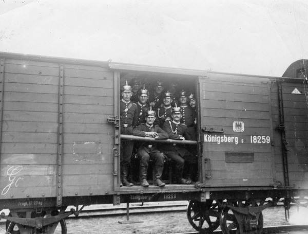 Soldiers on a Troop Transport / Photo from 