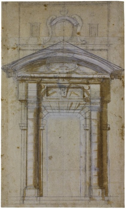Study for Porta Pia in Rome from 