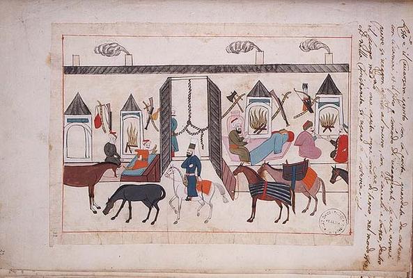 Stop at the Caravan Seraglio, Persian literary text from 
