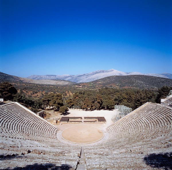 The Theatre of Epidaurus, c.4th-3rd century BC (photo) from 