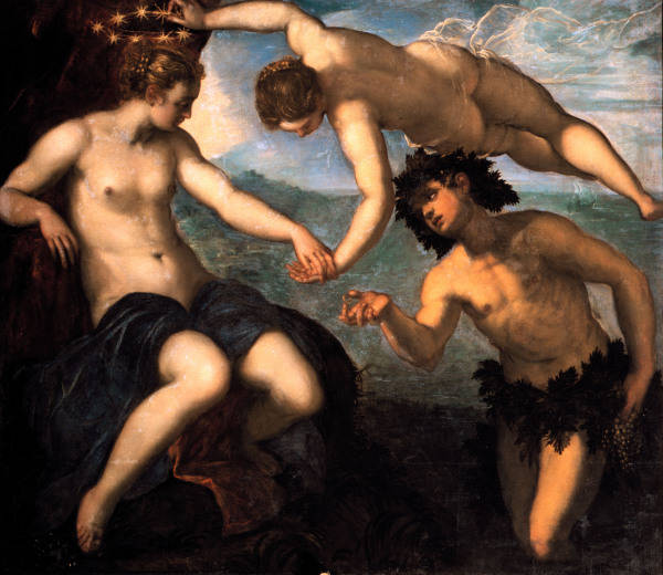 Tintoretto / Bacchus and Ariadne / 1576 from 