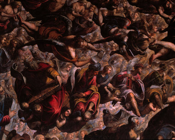 Tintoretto / Paradise, Detail / 1588/92 from 