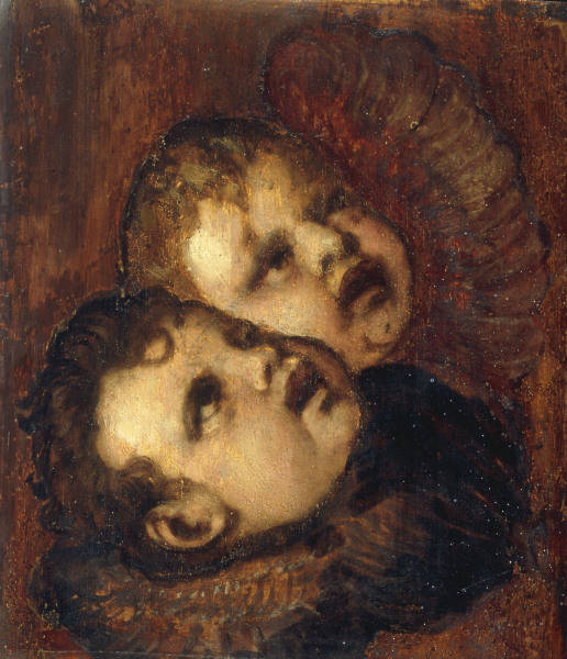 Titian / Heads of Two Angels / Paint. from 