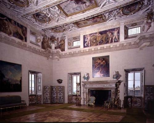 The first floor hall (photo) from 