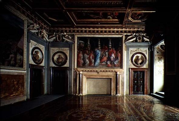 The Sala di Leone X designed by Giorgio Vasari (1511-74) 1562 (photo) from 