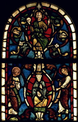 The Tree of Jesse, 13th century (stained glass) from 