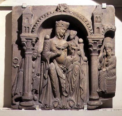 The Virgin of Fontfroide (stone) from 