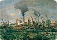 Krupp factories in Essen, Germnay, 1865.