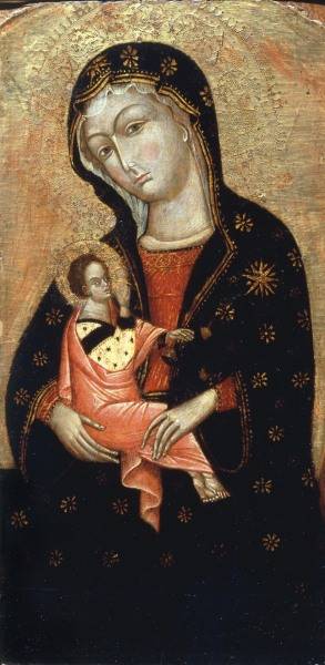 Mary with Child / Ital.Paint./ C14th from 