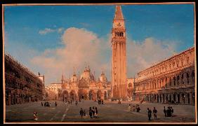 Venice, S.Marco / Painting by Caffi