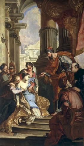 Esther Faint.bef.Ahasuerus / Paint./ C18