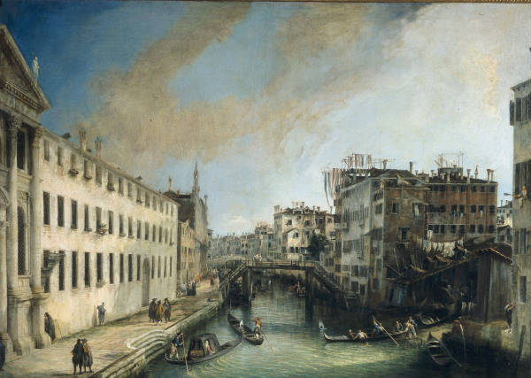 Venice, Rio dei Mendicanti / Canaletto from 
