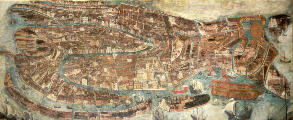 Venice, Bird''s eye view, c.1600. from 