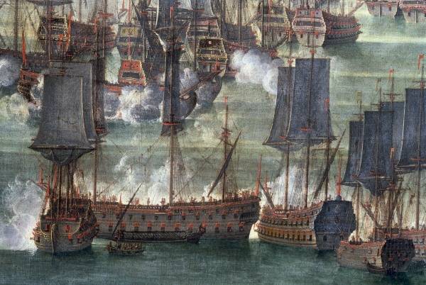 Venetian & Turk.Fleet 1645-71 / Paint. from 