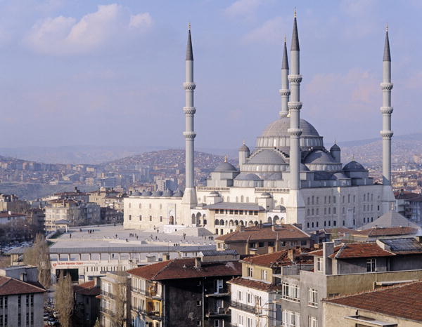 View of the Kocatepe Mosque (photo)  from 